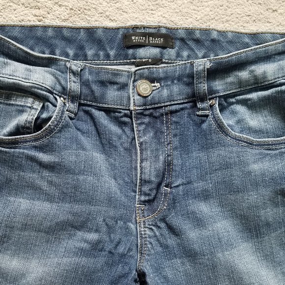White House Black Market Size 6 Capri Jeans - Picture 3 of 9